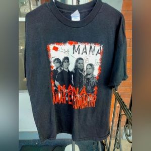 Rare legendary rockstars Manna es Combative t-shirt